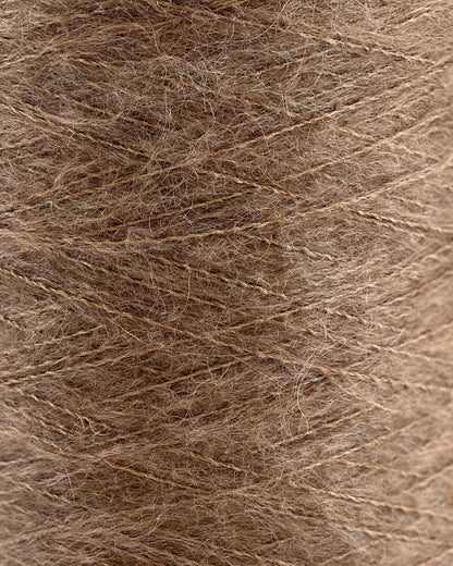 Close-up of brown纤维材料