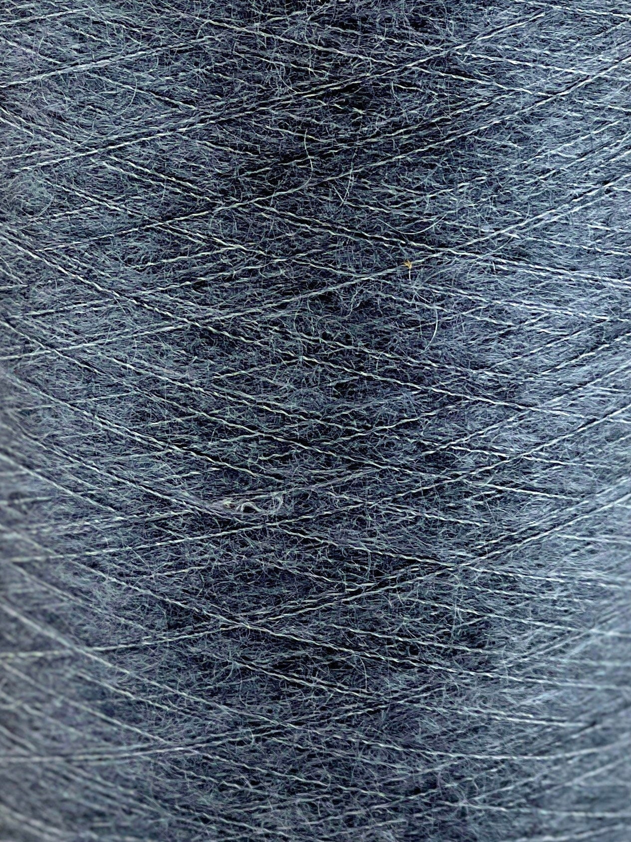 SESIA VIVIENNE Super Kid Mohair Silk yarn cone with luxurious halo texture, Italian fingering weight yarn
