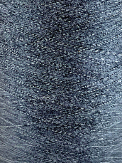 SESIA VIVIENNE Super Kid Mohair Silk yarn cone with luxurious halo texture, Italian fingering weight yarn