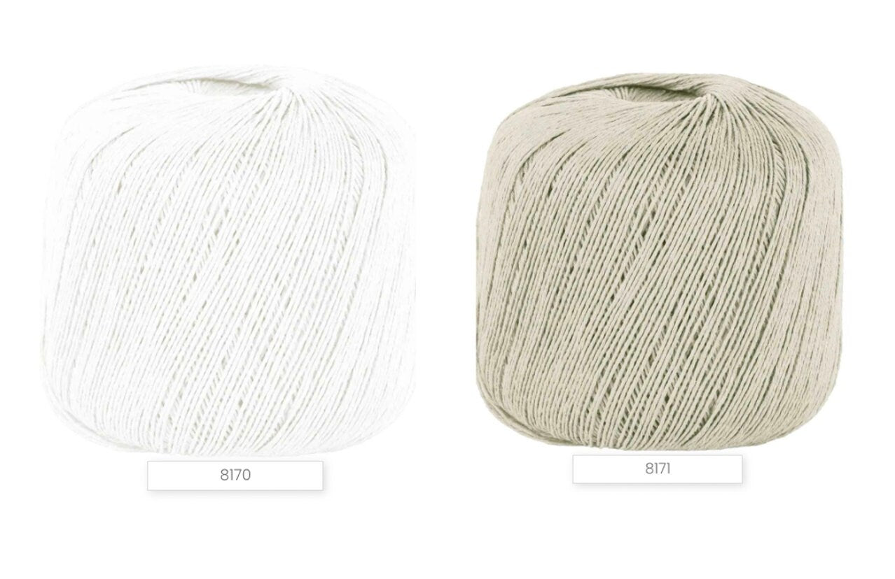 FRESH 100% Linen flax yarn by Lana Gatto, Italy – premium sport-weight summer yarn shown in a vibrant palette of colors. Ideal for breathable summer tops, elegant lightweight cardigans, and luxury knitting. Made in Tollegno, Italy. Available at iDOKNiT.com.