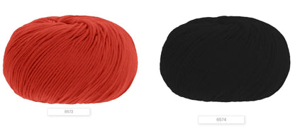 Lana Gatto Nuovo Jaipur 100% Egyptian Mako cotton worsted weight yarn from iDOKNiT. Smooth, premium Italian-spun fiber for luxury hand and machine knitting, 100m per 50g ball.
