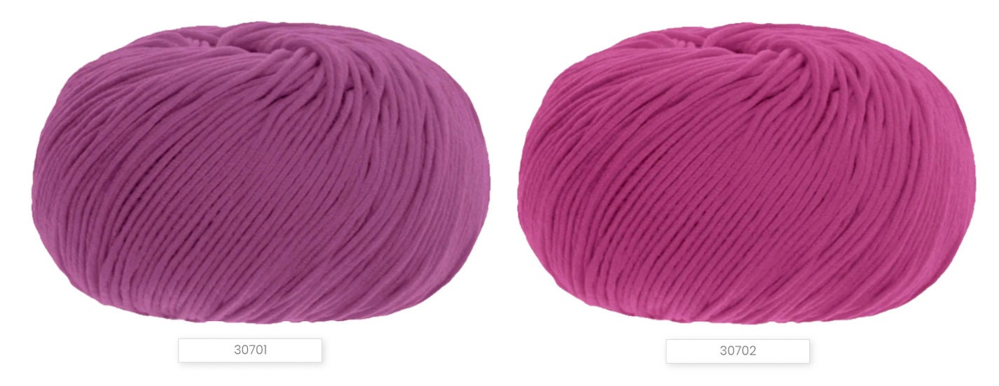 Lana Gatto Nuovo Jaipur 100% Egyptian Mako cotton worsted weight yarn from iDOKNiT. Smooth, premium Italian-spun fiber for luxury hand and machine knitting, 100m per 50g ball.