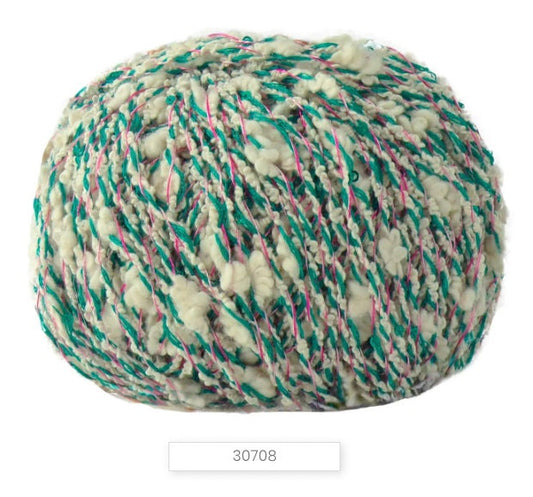 PAILLETTES Cotton Yarn, Sequin Yarn, CIPRO, Chanel-Style Yarn, Lana Gatto, Italian Yarn, Tshirt yarn, Fashion Collection Yarn, 50g/90m (98y/1.76oz)
