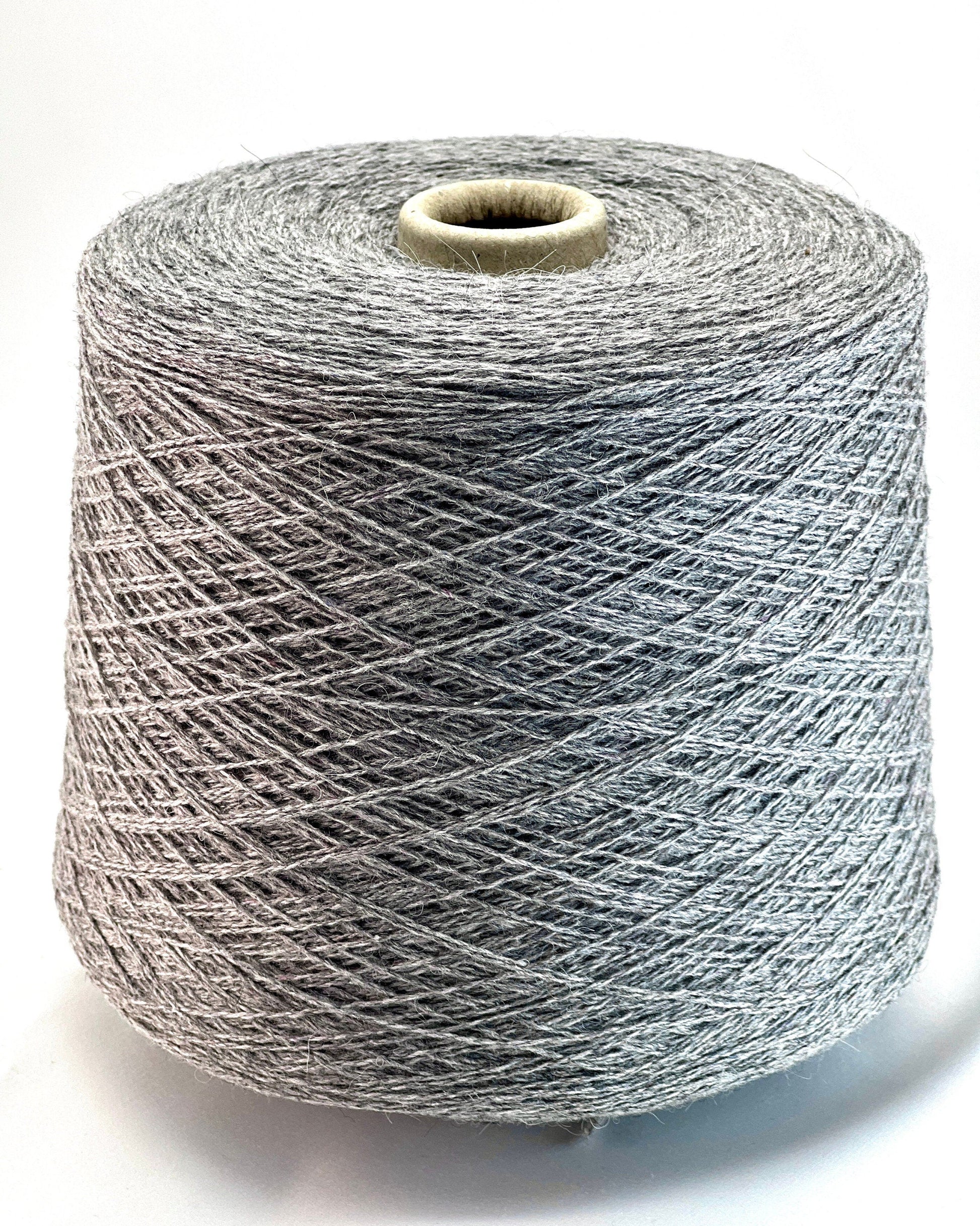 PROFILIO CASHAIR cashmere camel hair yarn in Grey Melange, Italian lace weight yarn for sweaters, cardigans, shawls, and luxury knitwear.