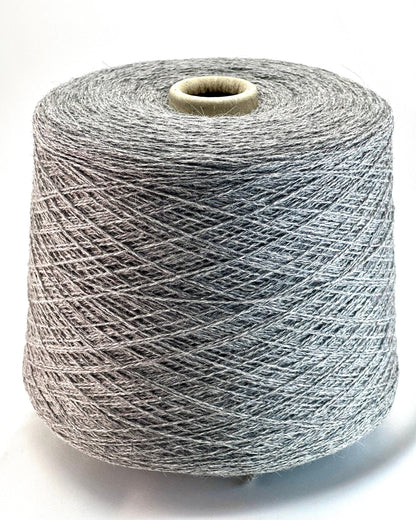 PROFILIO CASHAIR cashmere camel hair yarn in Grey Melange, Italian lace weight yarn for sweaters, cardigans, shawls, and luxury knitwear.
