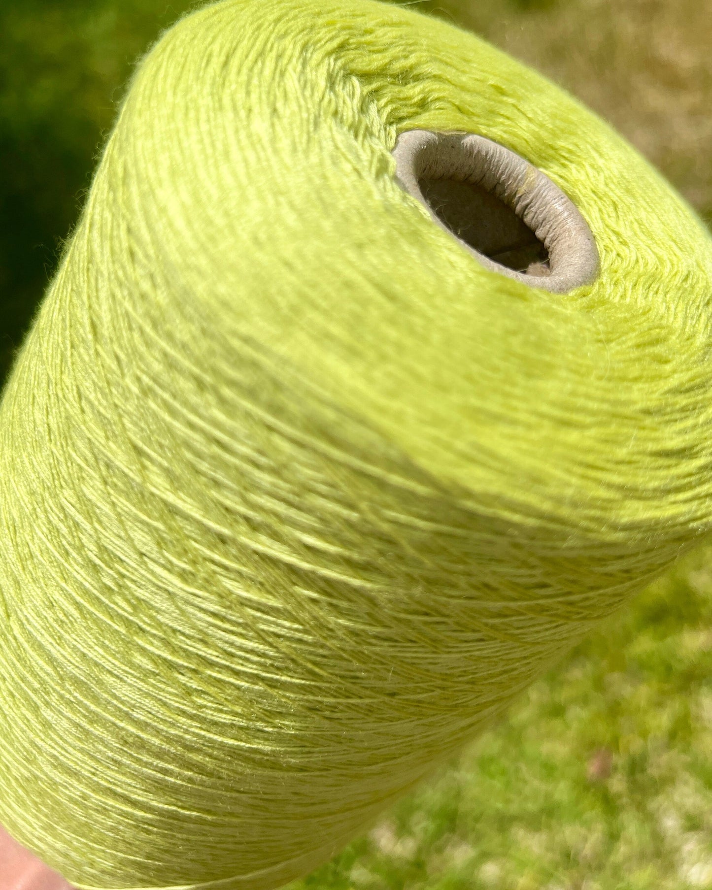 Loro Piana SUPERCASH 100% cashmere lace yarn in Fluo Lemon, iDOKNiT shop