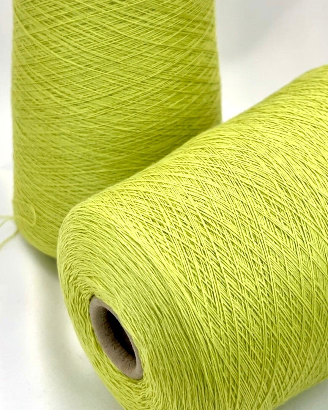 Loro Piana SUPERCASH 100% cashmere lace yarn in Fluo Lemon, iDOKNiT shop
