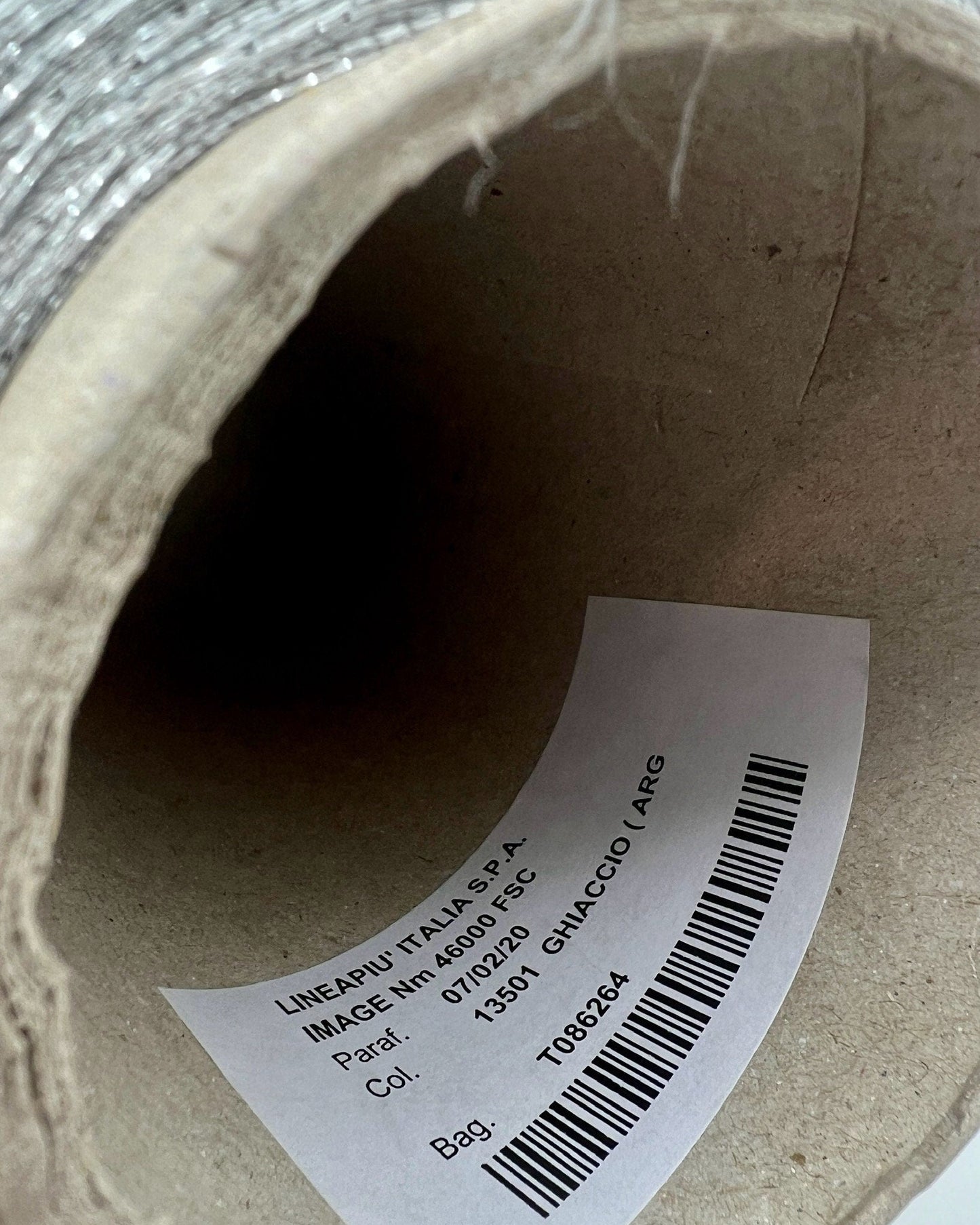 Ultra-fine 4600m viscose lurex yarn made in Italy — iDOKNiT Shop