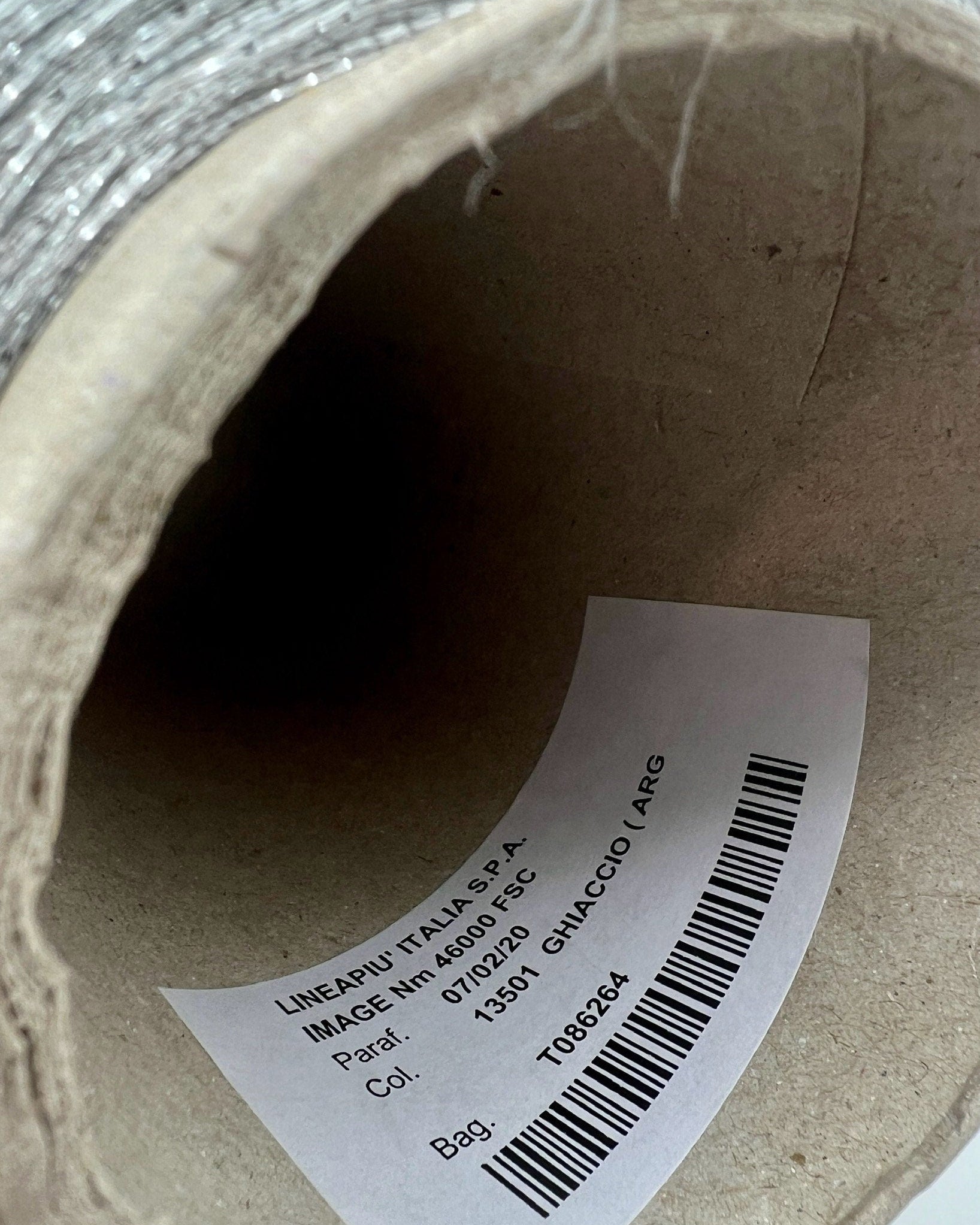 Ultra-fine 4600m viscose lurex yarn made in Italy — iDOKNiT Shop