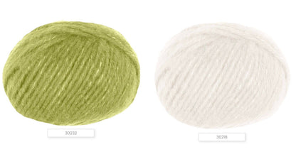 Alpaca 25 Merino 40 Cotton 35 Yarn, NATURA, Luxury Italian Yarn by Lana Gatto, Chunky Weight, 50g/50m (55yrd/1.76oz)