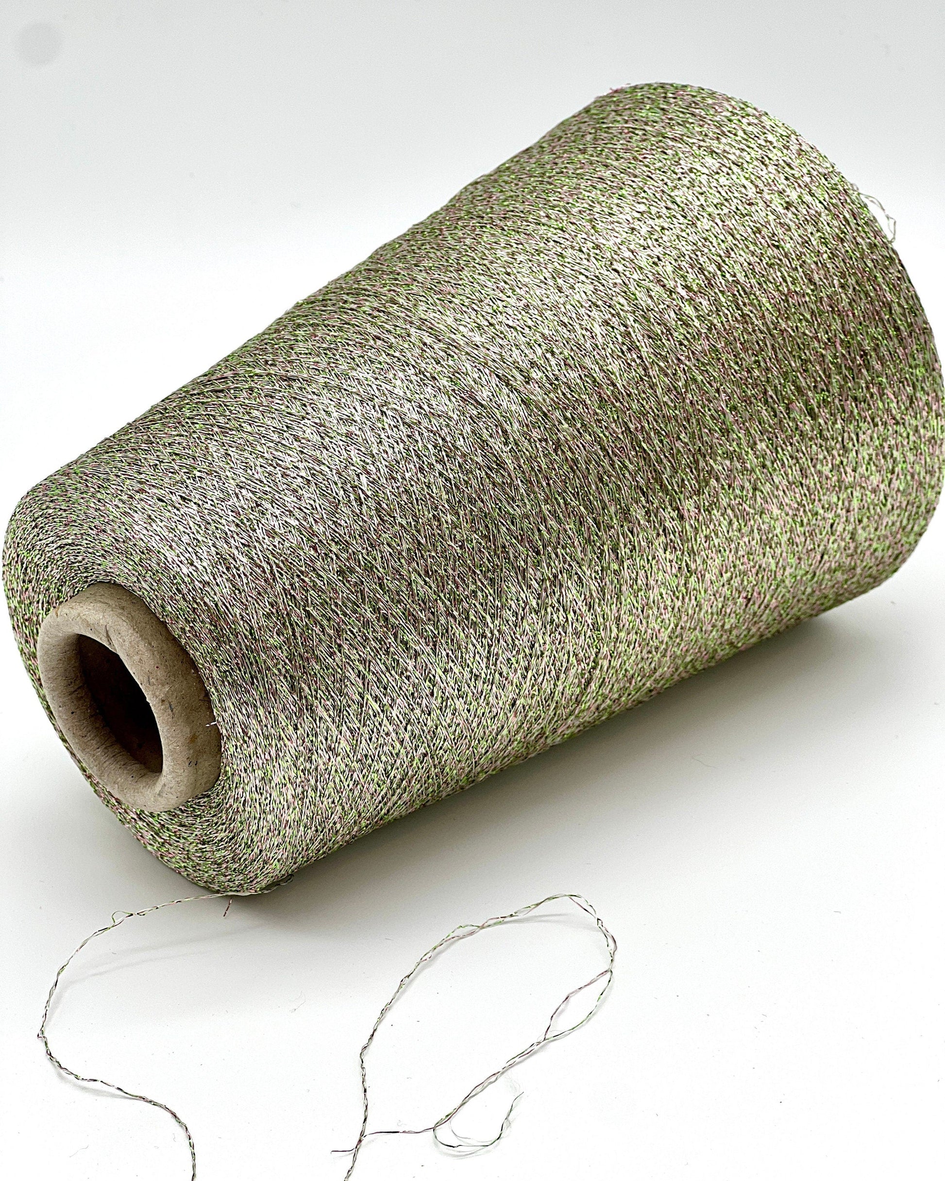 Ultra-fine 4600m viscose lurex yarn made in Italy — iDOKNiT Shop