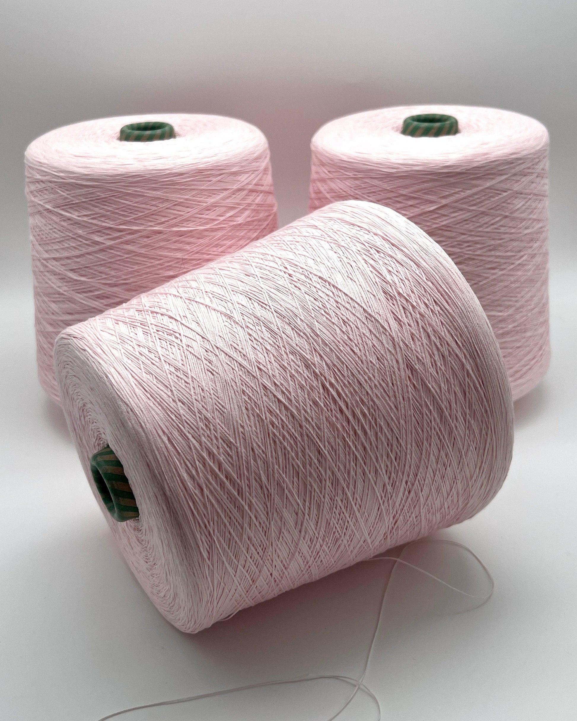 Hasegawa GIMA 13 remarkably fine 100% Japanese cotton cable yarn with a crisp airy texture for luxury lace weight knitting and crochet at iDOKNiT.