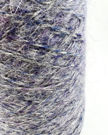 Filati Biagioli Modesto Italian angora lace yarn in soft fluffy texture, luxury light fingering yarn made in Italy, photographed by iDOKNiT for premium knitting and crochet projects