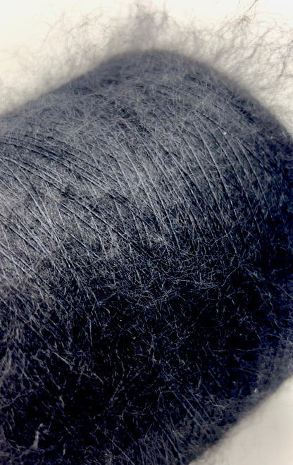 Silk Mohair Yarn HASEGAWA, Luxurious Ultra Soft Japanese Yarn Available on Cones and in Balls, Superfine Weight, 1200m/100g (1312y/3.52oz)