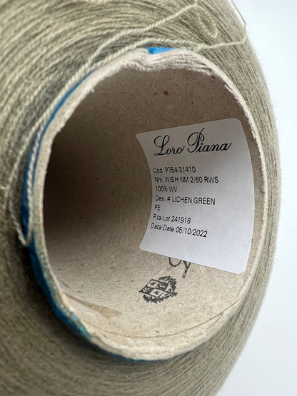 Merino 100% Yarn, WISH, Premium Italian Yarn by Loro Piana, Available in Balls and on Cone, Lace Weight, In 2 STRANDS - 1500m/100g (1640y/3.52oz)