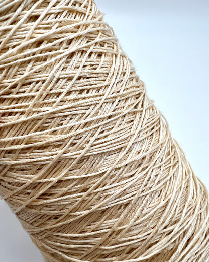 Exclusive iDOKNiT sport weight yarn, LINO by RI.Go Italy. 100% pure linen with an Nm 3200 count, providing 320m per 100g. Authentic Italian-made plant fiber curated by iDOKNiT in classic shades like 954 Black, 955 Beige, and 956 Navy Blue, ideal for durable, breathable summer hand or machine knitting.