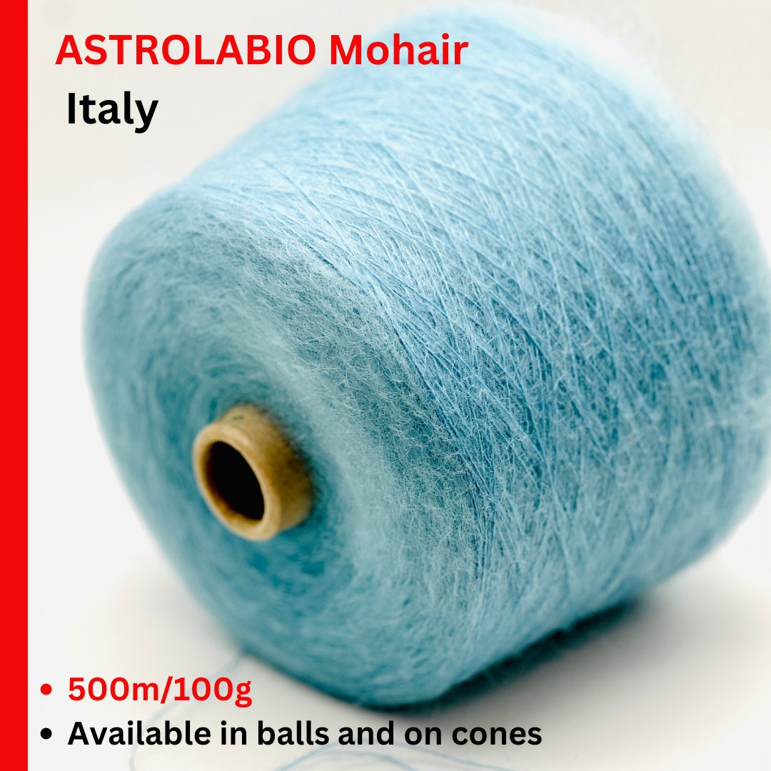 Ilaria ASTROLABIO NM 5000 Super Kid Mohair yarn on cone — iDOKNiT Shop