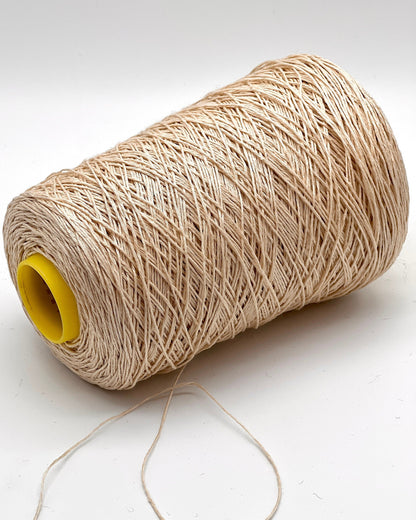 Exclusive iDOKNiT sport weight yarn, LINO by RI.Go Italy. 100% pure linen with an Nm 3200 count, providing 320m per 100g. Authentic Italian-made plant fiber curated by iDOKNiT in classic shades like 954 Black, 955 Beige, and 956 Navy Blue, ideal for durable, breathable summer hand or machine knitting.