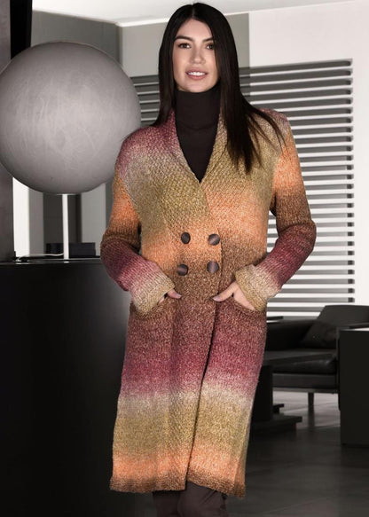 Lana Gatto Peru superwash wool cotton gradient yarn balls from iDOKNiT
