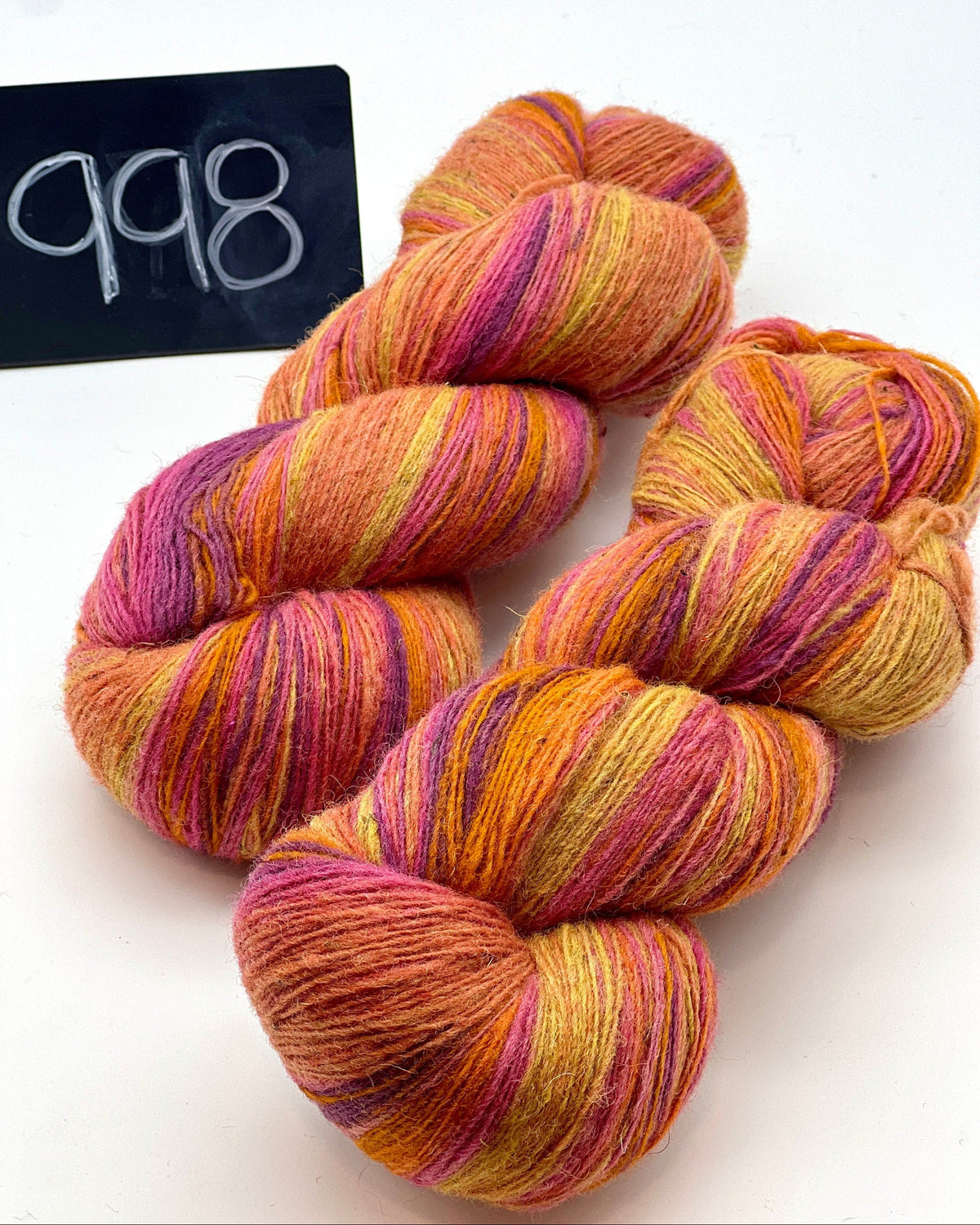 Dundaga hand dyed multicolored Latvian wool and merino fingering weight yarn from iDOKNiT