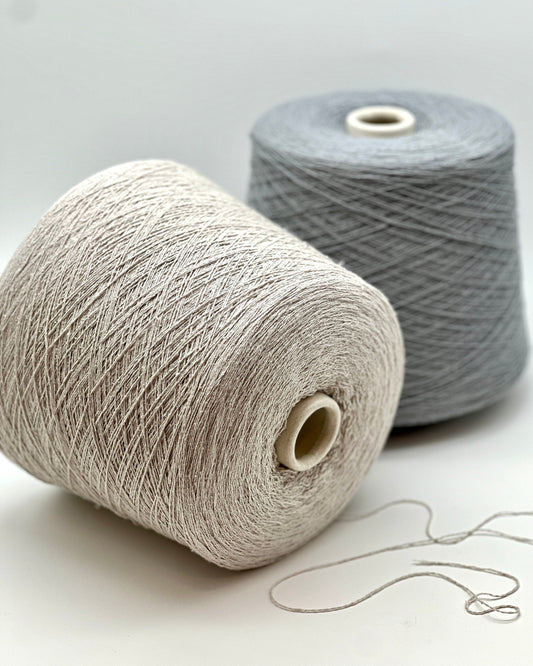 Shop RiGo Bourette Silk at iDOKNiT. 100% Italian silk, 750m per 100g. Natural matte character and rustic texture for luxury summer knitting. Ships from CA!