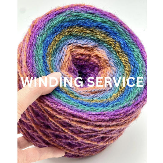 Custom Winding Service – For Skein Yarn Purchases