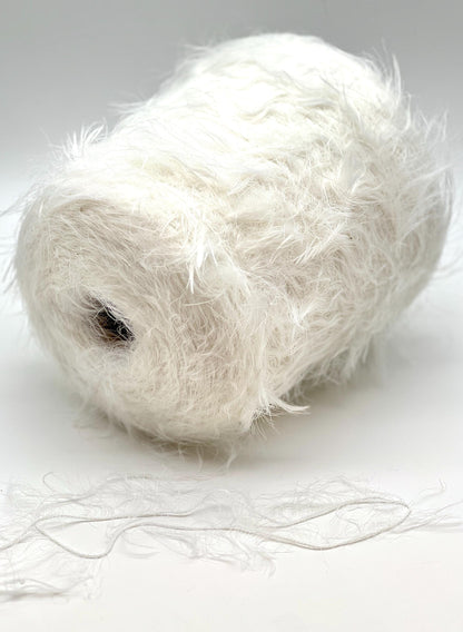SWAN'S DOWN Fluffy Yarn, POMPEI, 100% Polyamide, Italian Fur Yarn, Availble in Balls and on a Cone, 350m/100g (383y/3.52oz)