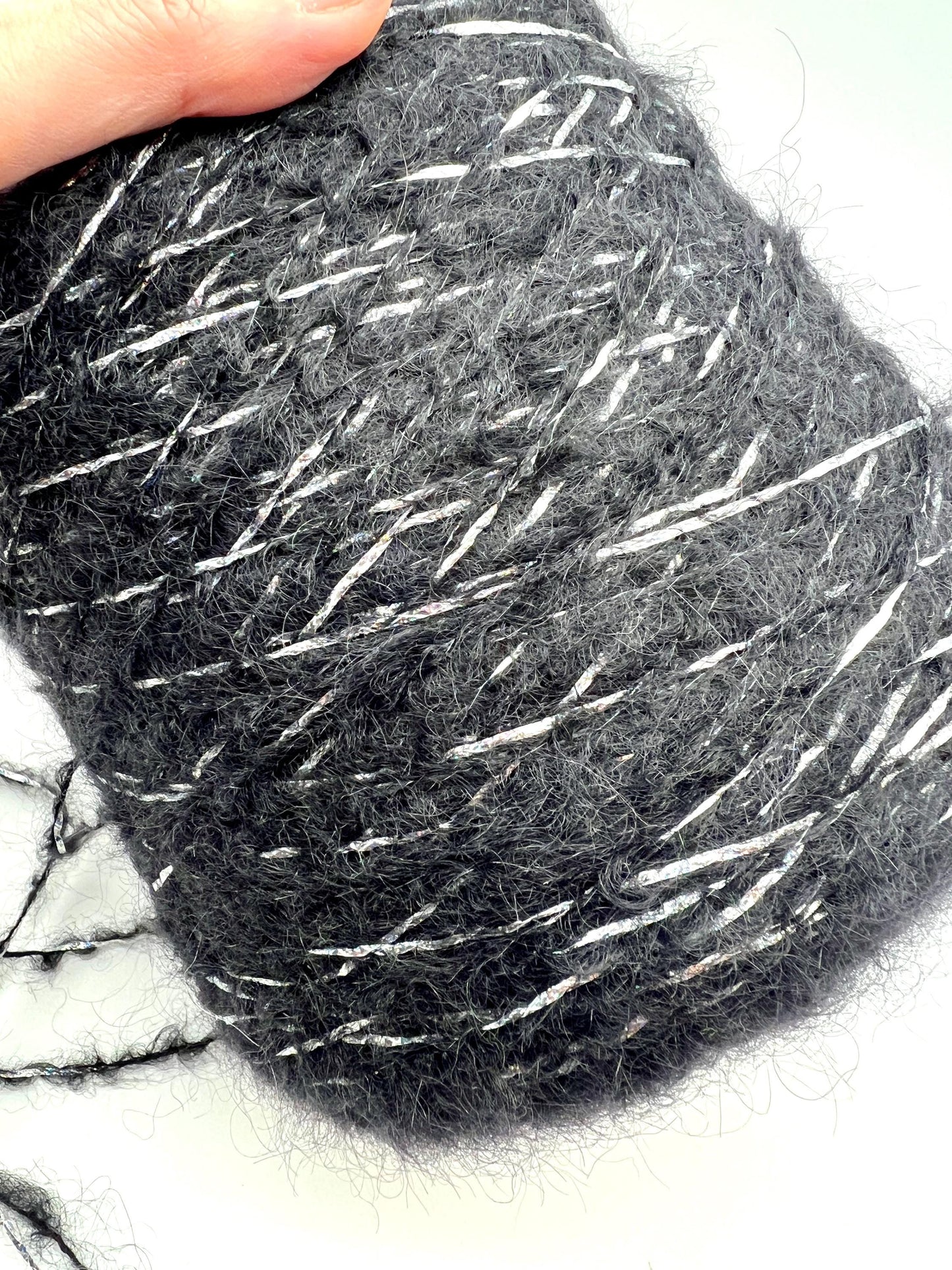 Superkid Mohair Lurex Yarn, Ilaria STARKID, Premium Italian Aran Weight Yarn, Balls or Cones, 170m/100g