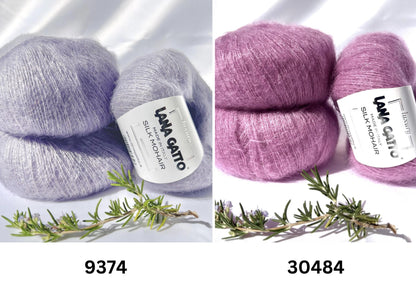 Lana Gatto Silk Mohair yarn – SuperKid Mohair and Silk blend, Italy