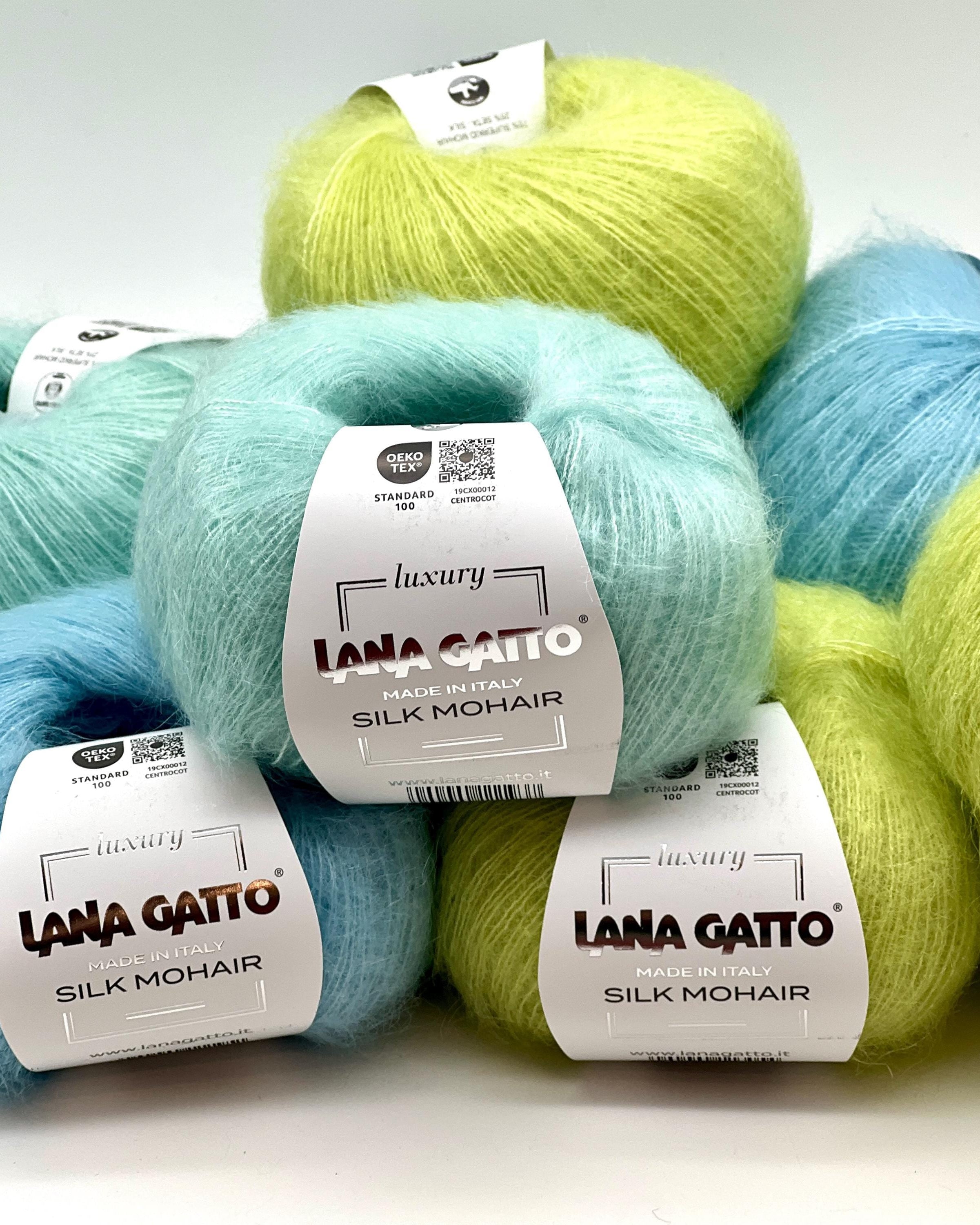 Lana Gatto Silk Mohair yarn – SuperKid Mohair and Silk blend, Italy