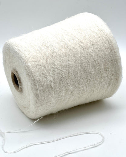 baby sui alpaca white color
