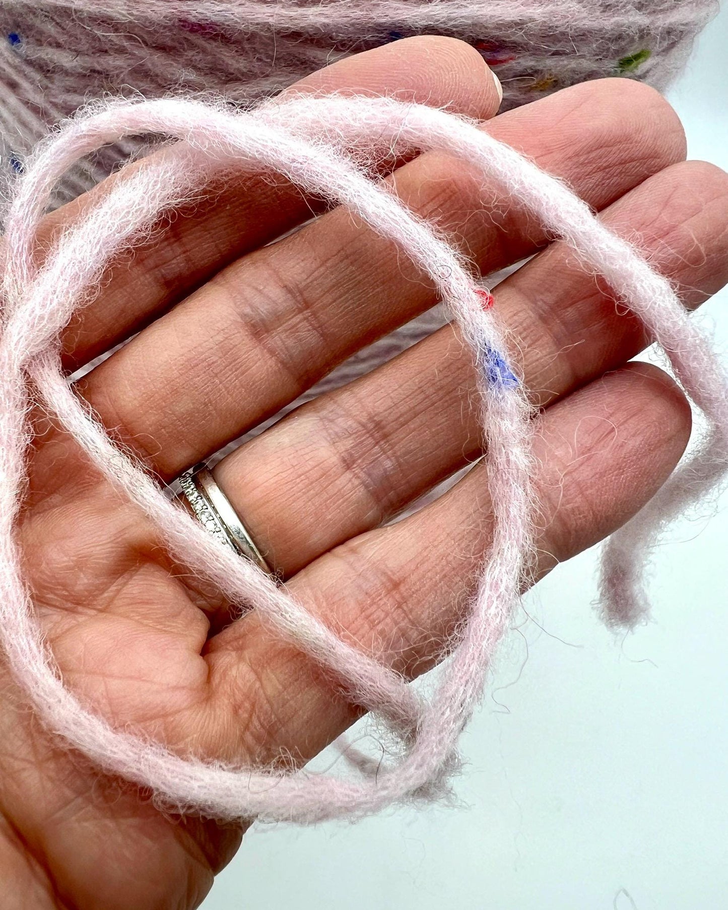 Professional grade Filitaly Lab JOKER DK weight yarn from iDOKNiT, featuring a sophisticated cable yarn construction and a blend of Alpaca and Merino wool. This light and super soft Italian-made yarn is curated by iDOKNiT to provide superior texture and luxury loft for high-performance knitting and crochet projects.