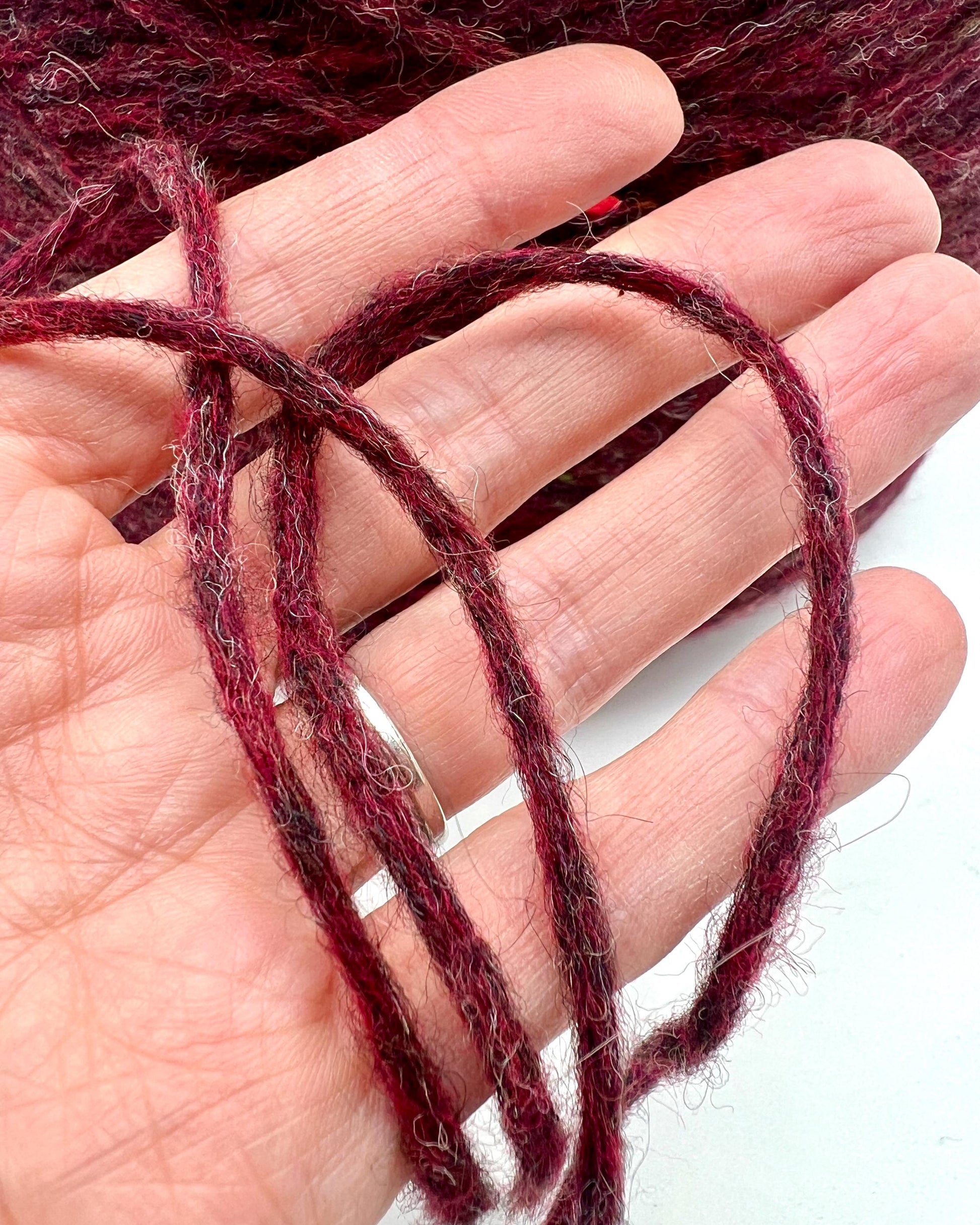 Professional grade Filitaly Lab JOKER DK weight yarn from iDOKNiT, featuring a sophisticated cable yarn construction and a blend of Alpaca and Merino wool. This light and super soft Italian-made yarn is curated by iDOKNiT to provide superior texture and luxury loft for high-performance knitting and crochet projects.