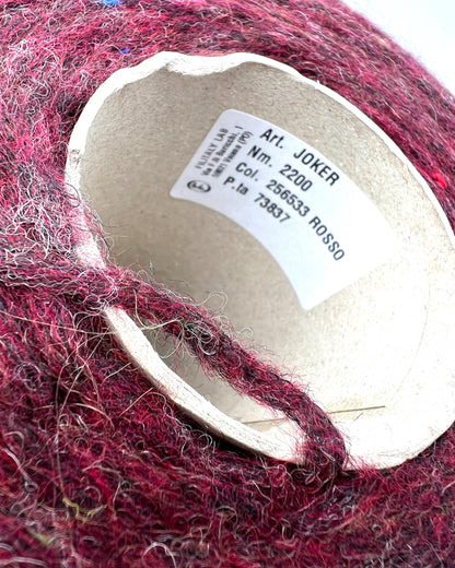 Professional grade Filitaly Lab JOKER DK weight yarn from iDOKNiT, featuring a sophisticated cable yarn construction and a blend of Alpaca and Merino wool. This light and super soft Italian-made yarn is curated by iDOKNiT to provide superior texture and luxury loft for high-performance knitting and crochet projects.