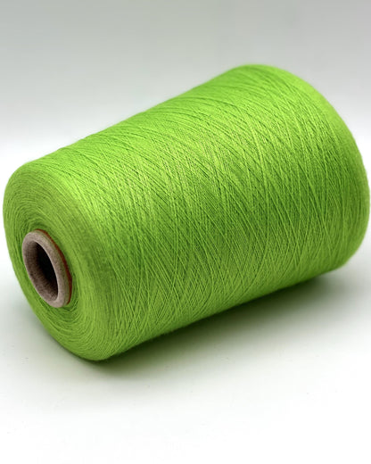 Ultra-fine 100% combed cashmere lace yarn SUPER CASHMERE by Loro Piana on cone, made in Italy. Rare luxury cashmere yarn with exceptional softness, strength, and elegant drape, curated by iDOKNiT for high-end knitting and weaving.