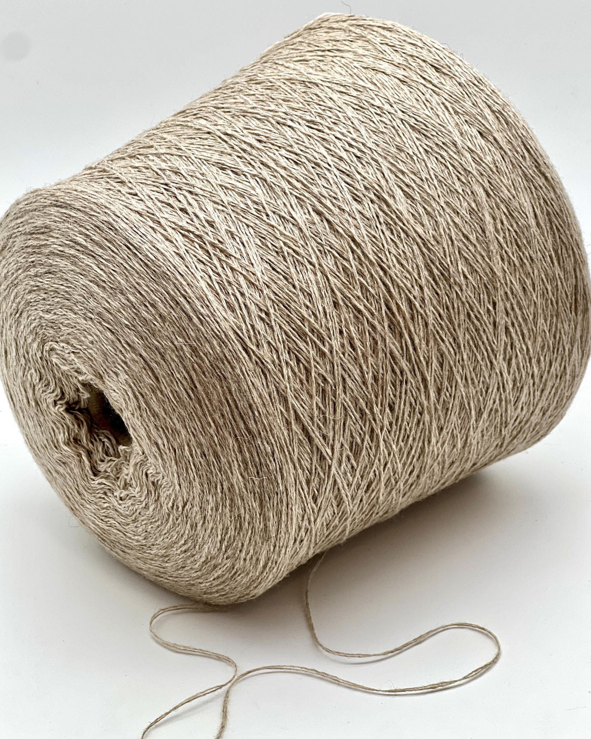 Loro Piana DONEGAL COARSEHAIR 100 percent pure Italian cashmere yarn ball and cone from iDOKNiT