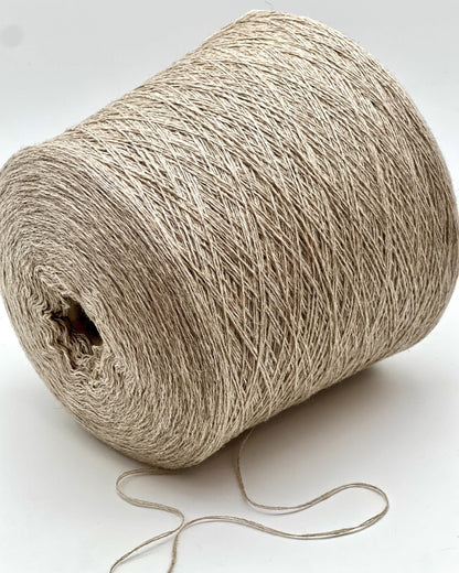 Loro Piana DONEGAL COARSEHAIR 100 percent pure Italian cashmere yarn ball and cone from iDOKNiT