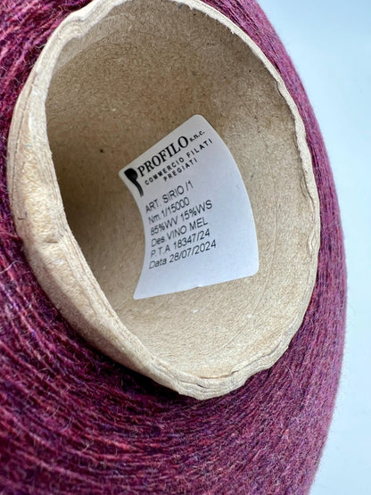 Hilo de merino de cachemira SIRIO, hilo italiano premium de Profilo, disponible en ovillos y conos, grosor de encaje, 100 g/1500 m