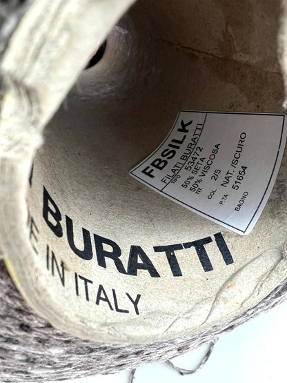 Bourette Silk Viscose Tweed Yarn, Premium Italian Yarn by Filati Buratti, Available on Cones and in Balls, DK-Sport Weight, 250m/100g (273y)