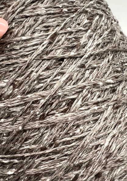 Bourette Silk Viscose Tweed Yarn, Premium Italian Yarn by Filati Buratti, Available on Cones and in Balls, DK-Sport Weight, 250m/100g (273y)