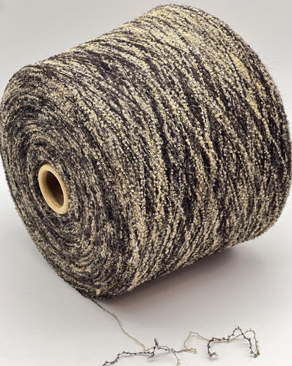 Elite iDOKNiT luxury micro-bouclé yarn, BABY15 by Polipeli Italy. 79% baby alpaca lace weight, Nm 14500. Authentic Italian-made fine airy loop yarn curated by iDOKNiT for professional knitting.