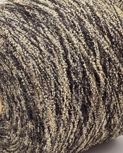 Elite iDOKNiT luxury micro-bouclé yarn, BABY15 by Polipeli Italy. 79% baby alpaca lace weight, Nm 14500. Authentic Italian-made fine airy loop yarn curated by iDOKNiT for professional knitting.