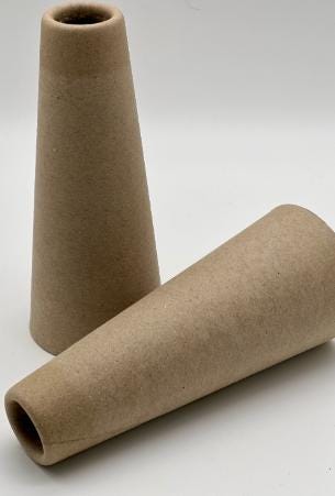 Paper Yarn Cones, Available EXCLUSIVELY with Yarn PURCHASE