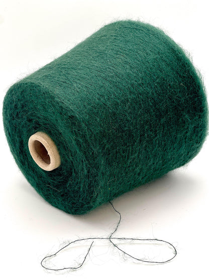 AURORA Mohair and Merino Yarn, Premium Italian Yarn in Matching Color Mix, Available on Cones or in Balls, Ideal for Lace Knitting, Weight Varies