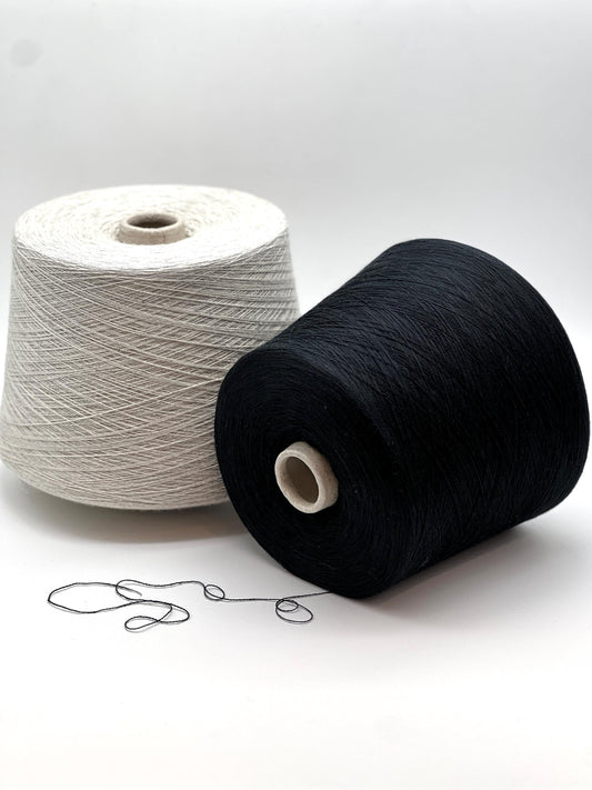 Cotton Cashmere Yarn, SEACASH, Premium Italian Yarn by IAFIL, Lace Weight, 1400m/100g (1531y/3.52oz)