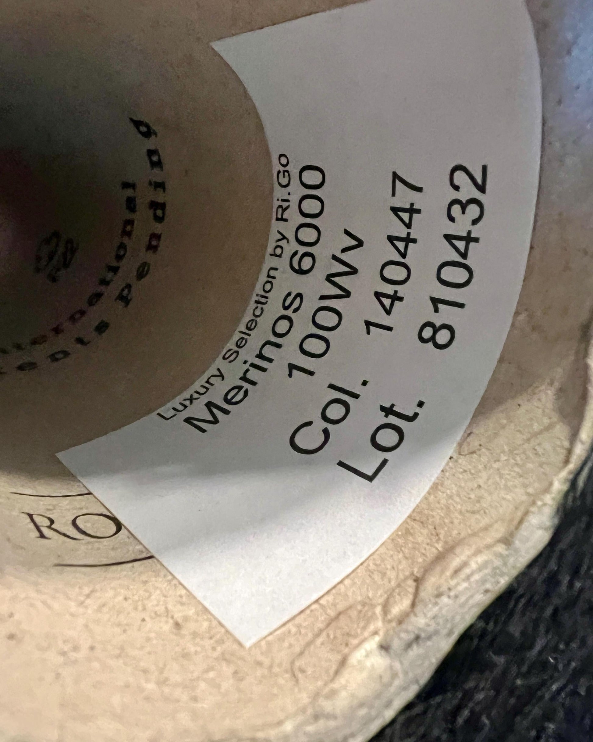 Elite iDOKNiT luxury lace yarn, MERINOS 6000 by RiGo Italy. 100% super soft merino wool, Nm 6000. Authentic Italian-made fine wool yarn with natural elasticity and breathability curated by iDOKNiT for professional knitting.