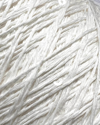 GG Filati BELLINO Italian linen sequin yarn with clear paillettes, lace weight yarn for tops, shawls, cardigans, and summer knitwear.