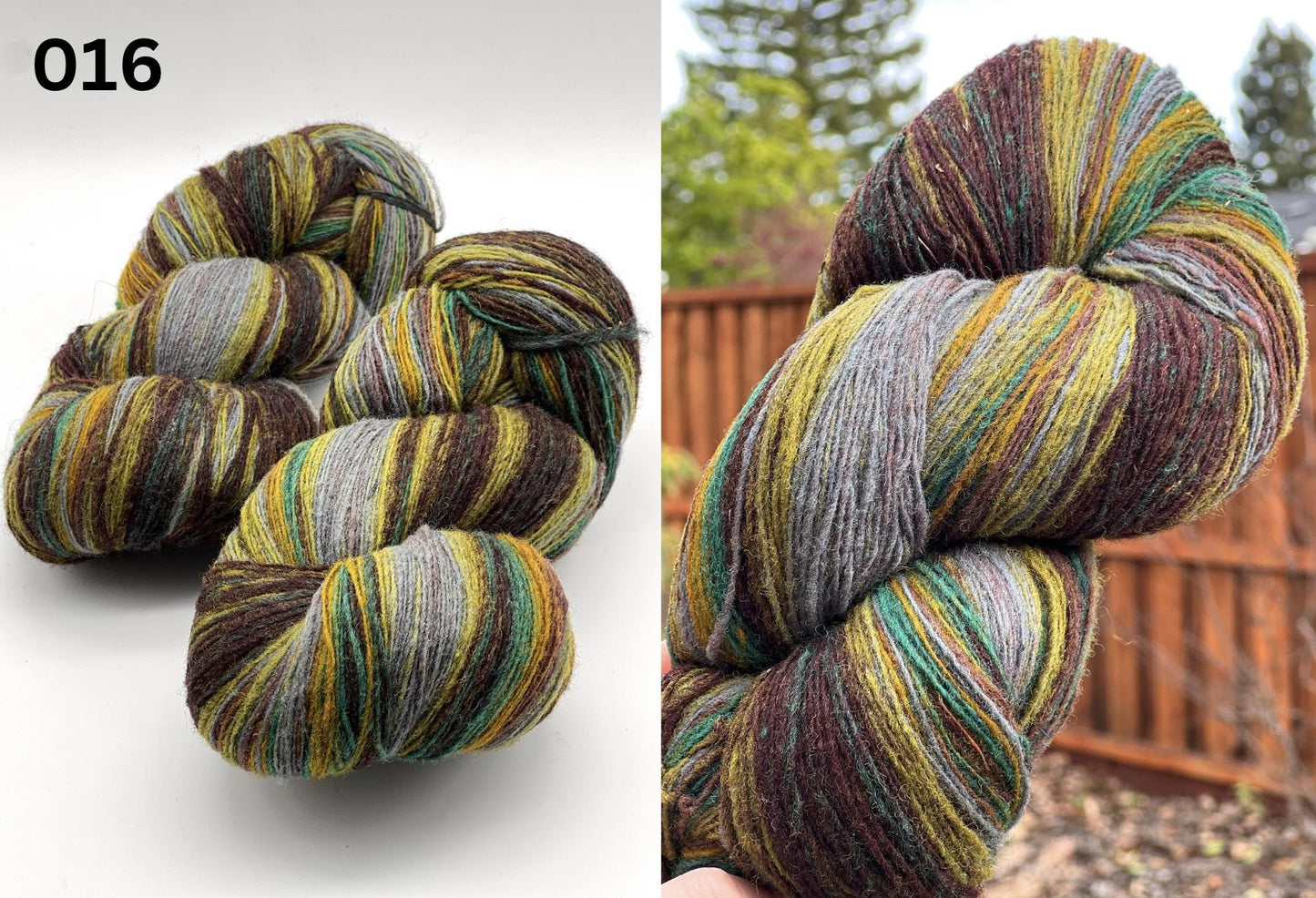 Exclusive iDOKNiT fingering weight heritage yarn, DUNDAGA 6.1 from Paces Vilnas Fabrika, Latvia. A traditional single-ply blend of 70% Latvian wool and 30% Latvian merino, providing 420m per 100g. Processed to retain 70% natural lanolin for unique warmth and a soft bloom. Curated by iDOKNiT in various authentic multi-color batches for rustic, high-quality knitwear.