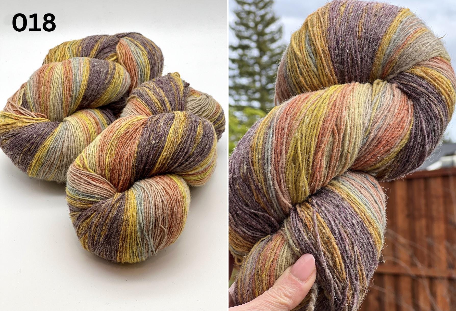 Exclusive iDOKNiT fingering weight heritage yarn, DUNDAGA 6.1 from Paces Vilnas Fabrika, Latvia. A traditional single-ply blend of 70% Latvian wool and 30% Latvian merino, providing 420m per 100g. Processed to retain 70% natural lanolin for unique warmth and a soft bloom. Curated by iDOKNiT in various authentic multi-color batches for rustic, high-quality knitwear.