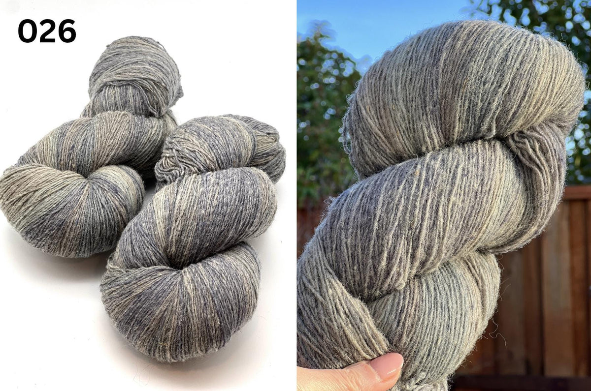 Dundaga hand dyed multicolored Latvian wool and merino fingering weight yarn from iDOKNiT